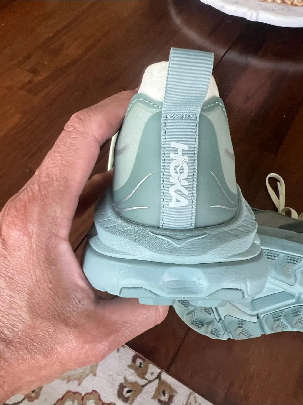 Hoka breathable running mesh